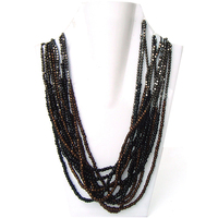 Collier de perles en verre artisanal « Aura Majestueuse Indienne » pour femme, bijoux de mode personnalisés pour fêtes, prix de gros en vrac