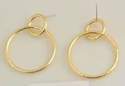 Boucles d'oreilles en alliage plaqué or les plus vendues pour femmes, bijoux élégants pour mariage, fête et événements, disponibles à prix abordable - Product Image 3