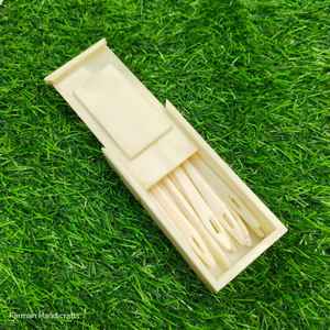 Estuche para Agujas Hecho a Mano con Hueso de Búfalo Blanco, Ecológico, Caja Deslizante Decorativa para Almacenamiento a Precio Económico - Product Image 1