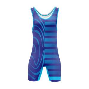 Combinaison de lutte respirante avec graphismes sublimés, combinaison de lutte athlétique personnalisée pour hommes, vêtements de sport de qualité professionnelle - Product Image 1