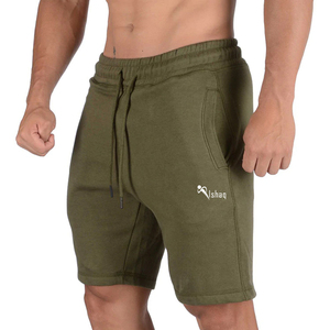 Pantalones Cortos Bermuda para Hombre, Color Sólido, con Cordón, Cintura Media, Algodón, Casuales, con Bolsillos, Logotipo Frontal, Secado Rápido, Estilo Urbano, Cintura Elástica - Product Image 4