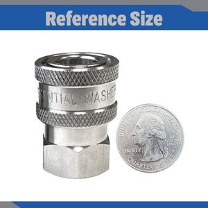 Raccordi Femmina NPT a Connessione Rapida 1/4' in Acciaio Inox per Strumenti di Pulizia Auto con Idropulitrice ad Alta Pressione - Product Image 4