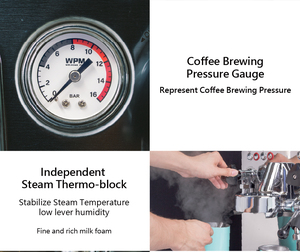 เครื่องชงกาแฟ KD-310P WPM ทำจากสเตนเลสสตีลเครื่องชงกาแฟกึ่งอัตโนมัติสำหรับมืออาชีพ - Product Image 3