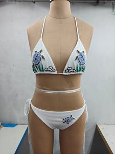 Traje de Baño Bikini de Diseñador de Marca Famosa de Lujo 2025, Conjunto de Dos Piezas, Sexy, Triangular, para Mujer - Product Image 5