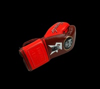 Gants de boxe Pro Fight No Boxing No Life de qualité supérieure à prix de gros, en cuir véritable, antidérapants, pour le sparring AS-BG-5042