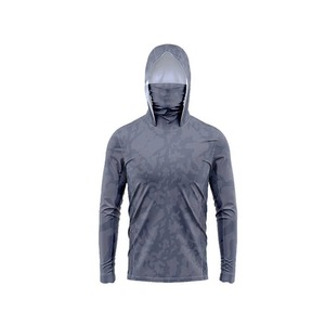 Camiseta de Pesca Unisex al por Mayor con Capucha, Protección Solar UPF 50, Impermeable, de Secado Rápido, Transpirable, Manga Larga, Ropa de Pesca Personalizada - Product Image 2