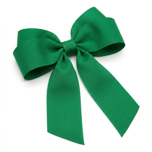 Ruban gros-grain vert 12 mm pour nœuds et pinces à cheveux, garnitures de vêtements, emballage cadeau, artisanat, couture, emballage, décoration, projets DIY, tendances - Product Image 1