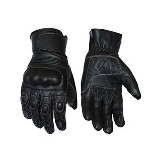 ถุงมือมอเตอร์ไซค์กันรอยขีดข่วนแบบขายส่ง ถุงมือขี่มอเตอร์ไซค์หนังสั้นแบบป้องกันอย่างดีสำหรับผู้ชาย - Product Image 1
