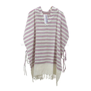 Toalla de playa turca con capucha Toalla de playa con capucha Bata de piscina bordada Fouta Beach Toalla con capucha Poncho Surf con alta calidad - Product Image 4