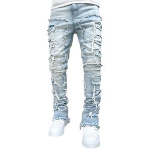 Pantalones Ligeros para Hombre, los Más Vendidos, Estilo Casual, de Lona de Primera Calidad, Diseño Personalizado, Cierre de Botones - Product Image 1