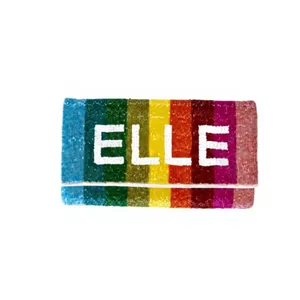 Pochette de soirée avec perles ELLE personnalisée Sac à bandoulière pour dames de créateur Sacs à main et sacs à main de luxe pour les fêtes - Product Image 1
