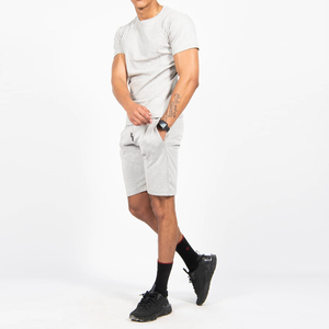Ensemble T-shirt et short pour homme sur mesure, haute qualité, faible MOQ, respirant, en coton, tenue décontractée d'été, ensemble 2 pièces - Product Image 3