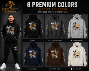 Custom <b>Mens</b> <b>Black</b> Graphic Pullover Hoodie Heavyweight <b>Fleece</b> Printed Streetwear Sweatshirt Fashion Hooded Top 100% Cotton - Product Image 3