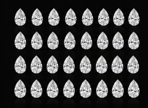 Diamant en forme de poire 50 points VS1, cultivé en laboratoire, diamant synthétique CVD, directement de l'usine - Product Image 4