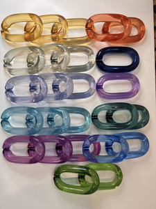 โซนศิลปะสร้างสรรค์ โมเดลคริสต์มาส อะคริลิกเรซิ่นเคลือบเงา โซ่หนา ตัวล็อคแบบสแนป  งานแฮนด์เมดรักษ์โลก รูปทรงนกฮูก - Product Image 2