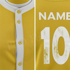 Ensemble de maillots de baseball professionnels, logo personnalisé imprimé, uniforme respirant, vêtements de sport pour les clubs et les équipes, uniforme léger - Product Image 4