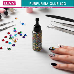 Colle Ilan Purpurina 60G Multicolore pour Décorations d'Ongles - Product Image 3