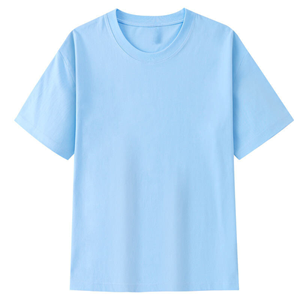 Camiseta de Algodón Peinado de Manga Corta y Cuello Redondo con Logotipo Personalizado OEM, Tallas Grandes, Logotipo Impreso para Cultura Corporativa - Product Image 2