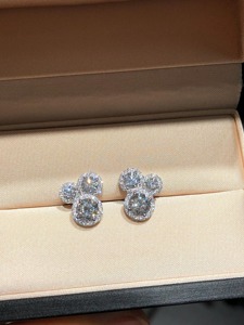 Pendientes de Diamantes Cultivados en Laboratorio, Corte Brillante, 2.23ct, Oro Blanco de 14k, Joyería Fina Elegante para Mujer - Product Image 6