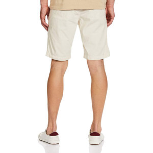 Pantalones Cortos Cargo de Lona 100% Poliéster, Cintura Media, Cierre de Botones, Estilo Bermuda Casual con Bolsillos - Product Image 4