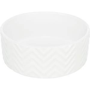 Ciotola e Mangiatoia in Ceramica Bianca per Animali Domestici da 1,6L con Diametro di 20 cm - Product Image 1