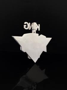 Colgante de Hip Hop para Hombre, Chapado en Oro, con Diamantes Esmerilados y Diseño Robusto - Product Image 3