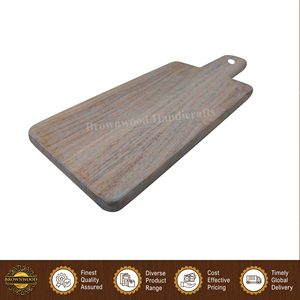 Tabla de Cortar de Madera de Acacia 100% Natural, Hecha a Mano, de 18 mm de Grosor, Color Gris Antiguo, de Alta Calidad, para Compradores Mayoristas - Product Image 2