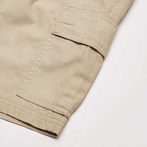 Shorts de sport en coton de couleur unie pour garçons et hommes, shorts décontractés personnalisés de haute qualité avec cordon de serrage pour hommes et garçons - Product Image 4