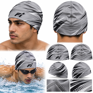 Wholesale Custom Sublimated Cycling Beanie Hats Cool Feel Knitted Skull Caps Printed Logo Stretch Sports Headwear Running Caps - Product Image 4
