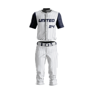 Uniforme de baseball rouge à boutons complets avec ensemble combiné, séchage rapide, respirant, recyclable, maillot de baseball personnalisé, vente chaude - Product Image 5