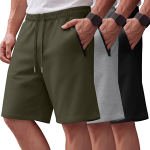 Shorts décontractés pour hommes en tissu respirant, confortables pour le quotidien, vêtements de sport, mélange coton et polaire, shorts d'extérieur pour hommes en promotion - Product Image 1