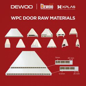 Ligne de cadre de porte WPC et architrave pour projet de construction Intérieur cadre de porte Wpc montant de cadre de porte K100 K125 K160 K200 K240 - Product Image 2