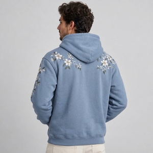 Sudaderas con capucha para hombre, elegantes, diseñadas con bordados intrincados, tela transpirable y construcción duradera para un estilo moderno. - Product Image 3