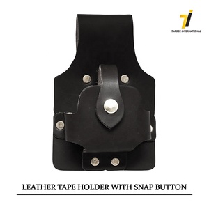 Ceinture à outils en cuir véritable de vache, jeu de ceintures noir brillant, vintage - Product Image 4
