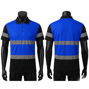 Camiseta Polo de Seguridad de Alta Visibilidad, 180 GSM, Tejido Transpirable Tipo Bird Eye, Panel Reflectante, Bordado Personalizado - Product Image 5