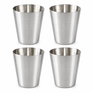 Ensemble de gobelets en acier inoxydable de qualité alimentaire, finition miroir, incassables, pour hôtel, restaurant, ustensiles de cuisine - Product Image 6