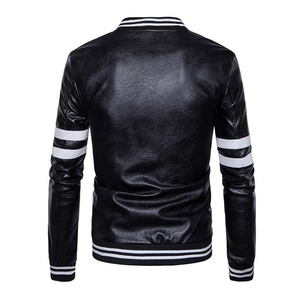 Factory Direct New Custom Genuine Leather Winter <b>Zip</b> <b>up</b> <b>Jackets</b> Men Motorcycle Biker Casual Windbreaker Original Leather <b>Jackets</b> - Product Image 2