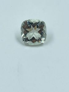 Pierre précieuse naturelle d'améthyste verte de qualité supérieure, pierre brute, 7,15 carats, 12 mm, taille coussin, couleur verte, pour la fabrication de bijoux - Product Image 2