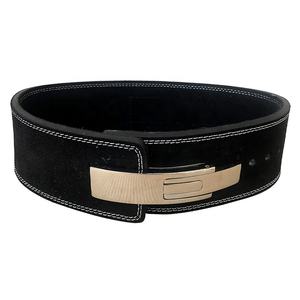 Custom Logo Cowhide Durable Leather Gym <b>Belt</b> <b>for</b> Men Fitness <b>Back</b> <b>Support</b> Squat Waist Training Lever Lock <b>Belt</b> <b>For</b> Weightlifting - Product Image 1