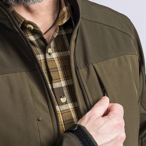 Fournisseur direct d'usine, veste de chasse pour homme au style unique, vêtements d'extérieur softshell personnalisés, coupe-vent, vestes de chasse pour homme - Product Image 4