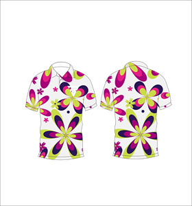Men’s <b>White</b> Retro Floral Print <b>Polo</b> Shirt Short Sleeve Casual Summer Fashion Golf Tee - Product Image 3