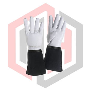 Gants de soudage TIG en cuir grainé, antistatiques, anti-chaleur, anti-coupure, résistants à la déchirure, sans silicone, sans poudre, respirants, stériles - Product Image 1
