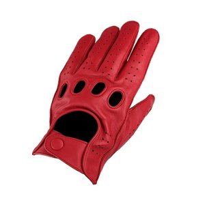 Swift racing sheep skin leather breathable <b>gloves</b> red - Product Image 2