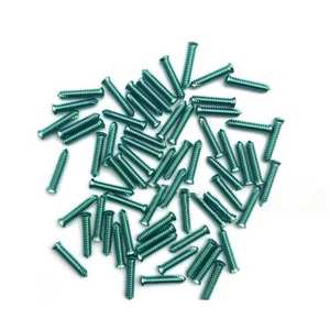 Tornillos de seguridad de titanio de 1.6 mm para implantes quirúrgicos ortopédicos veterinarios, para la fijación de huesos animales y reparación de traumatismos. - Product Image 2