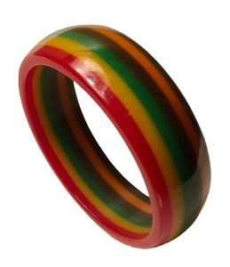 Meilleure vente de bijoux ronds en résine noire pour femmes, artisanat, mode, manchette, bracelets, bracelets à vendre - Product Image 6