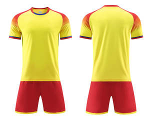 Uniforme de Fútbol Personalizable OEM, 100% Poliéster, Secado Rápido, Manga Corta, Unisex, Adulto, Todas las Temporadas, Cuello Redondo, Impresión Digital - Product Image 2