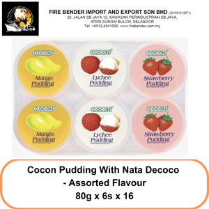 Pudding de noix de coco Nata Decoco Jelly Pudding 80gX6sX12p Saveurs assorties Export & Vente au détail 9-12 mois de durée de conservation Réfrigéré Fabriqué en Malaisie Halal - Product Image 2