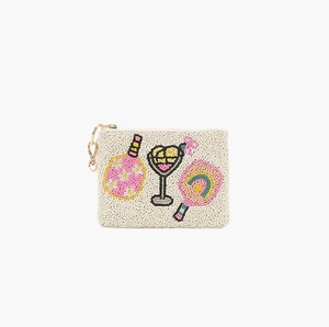 Monedero bordado con cuentas vintage, diseño personalizado, monedero con bordado floral de cuentas, elegante cartera de viaje - Product Image 4