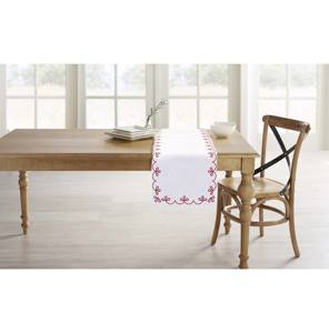 Camino de Mesa 100% Algodón con Hermoso Diseño Bordado, Color Blanco, a Precio Accesible - Product Image 2