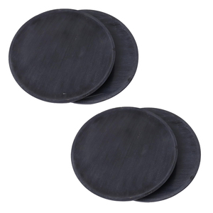 Platos redondos de madera para servir, Juego de 4 platos de madera de acacia, gran oferta, decoración del hogar, verduras, frutas, charcutería, uso de bandeja - Product Image 3